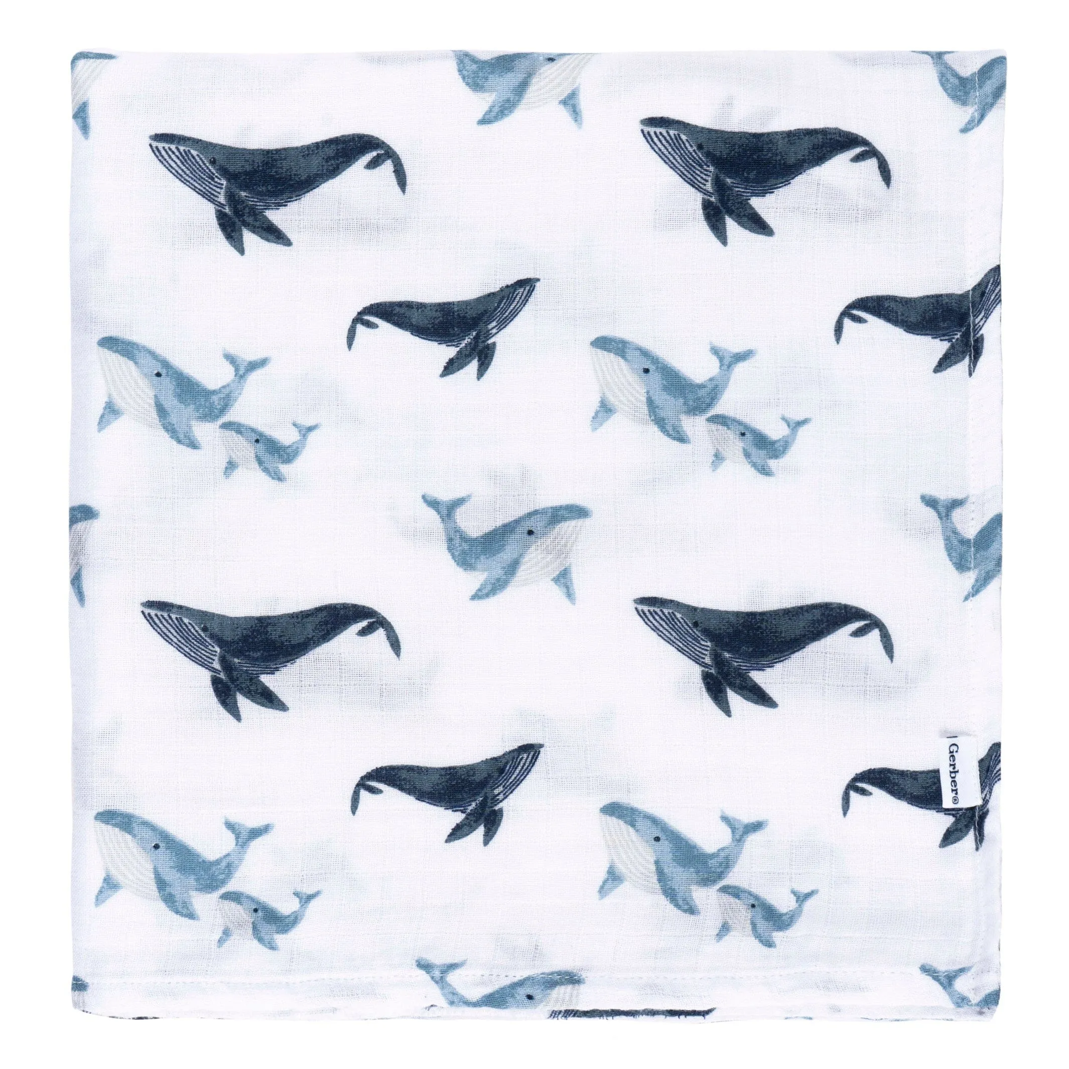 2-Pack Baby Boys Coastal Calm Muslin Blankets