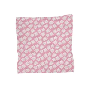 47in Plumerias Pink Muslin Blanket