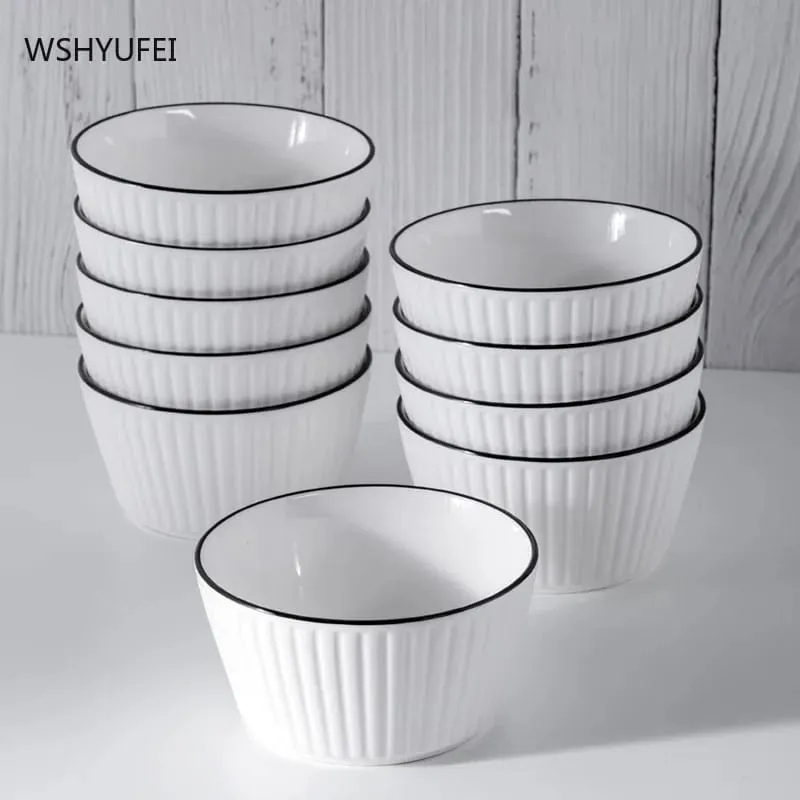 6 Pcs Ceramic Bowl Set