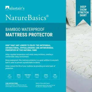 Alastair's Nature's Basics Bamboo Waterproof Mattress Protector