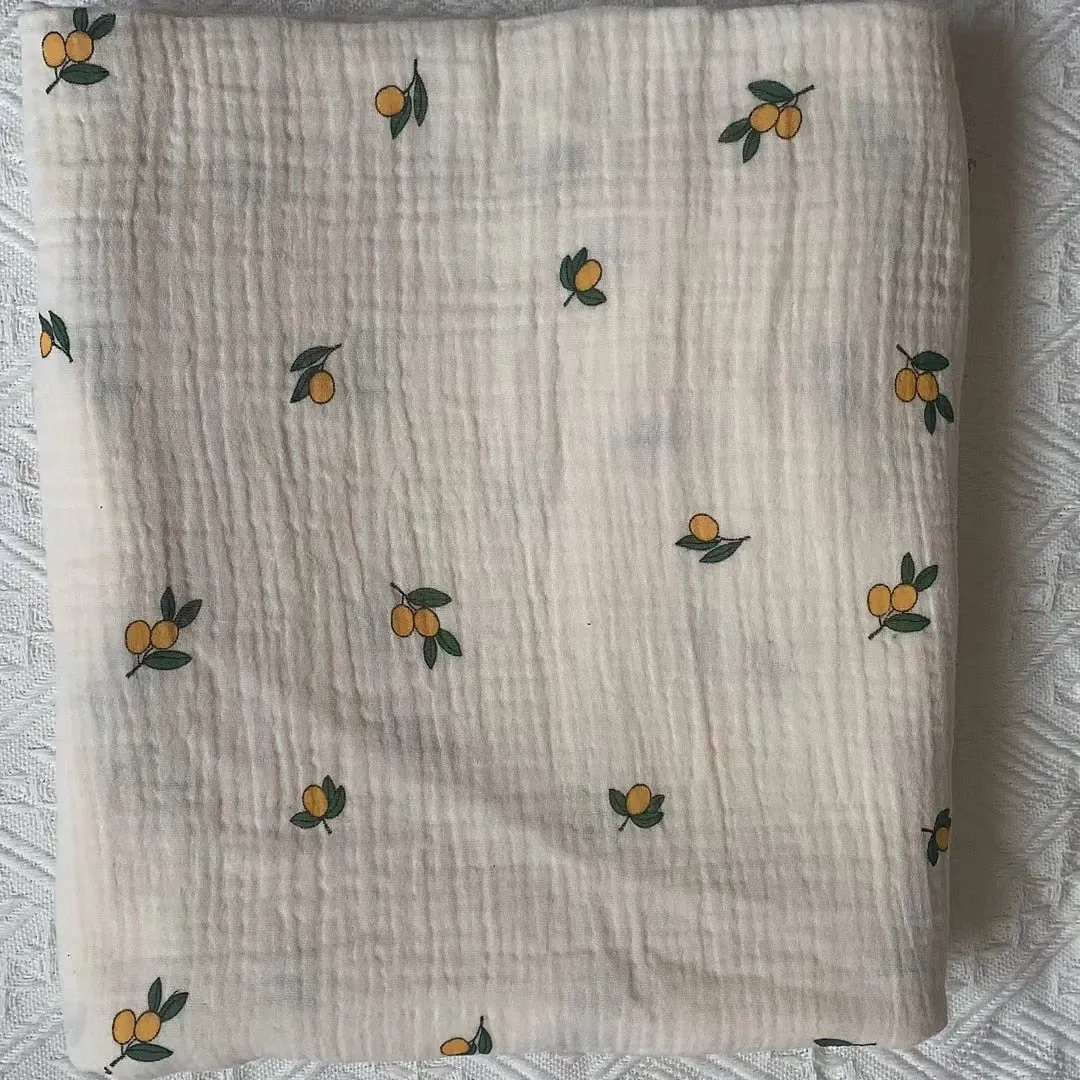 Baby Blankets/ Muslin Cotton Girls Boys Sleeping Blanket for 0-3 yrs