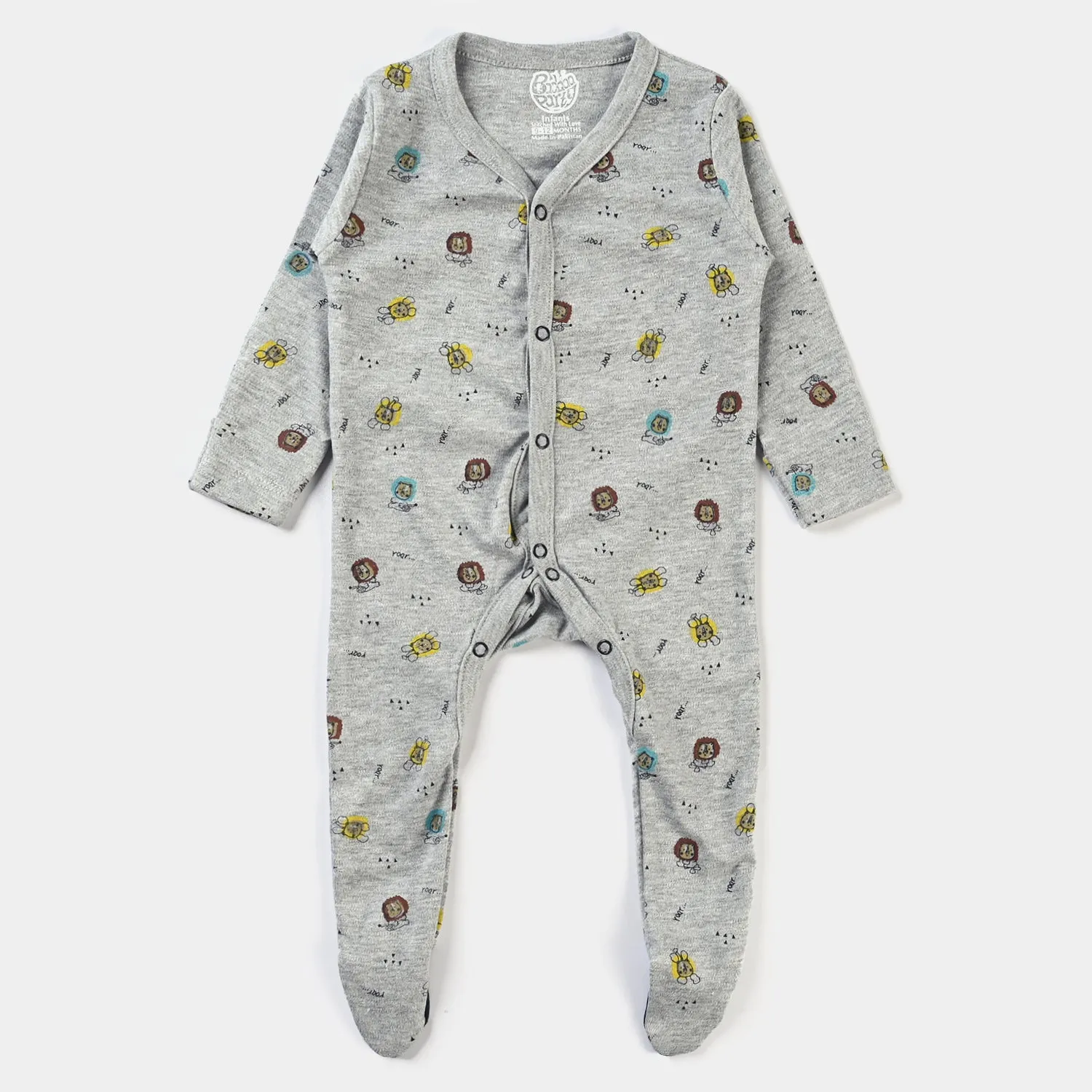 Baby unisex romper pack of 3 lion