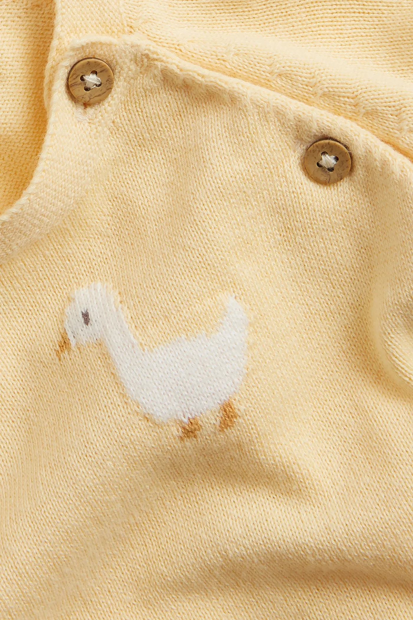 Baby yellow duck cardigan