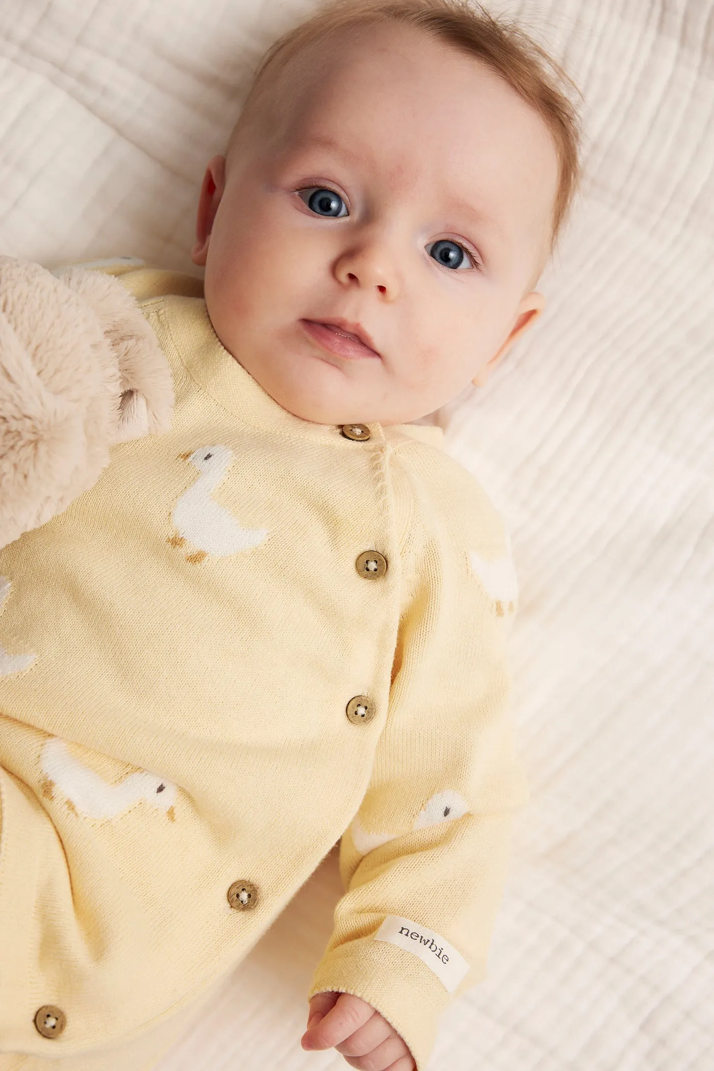 Baby yellow duck cardigan