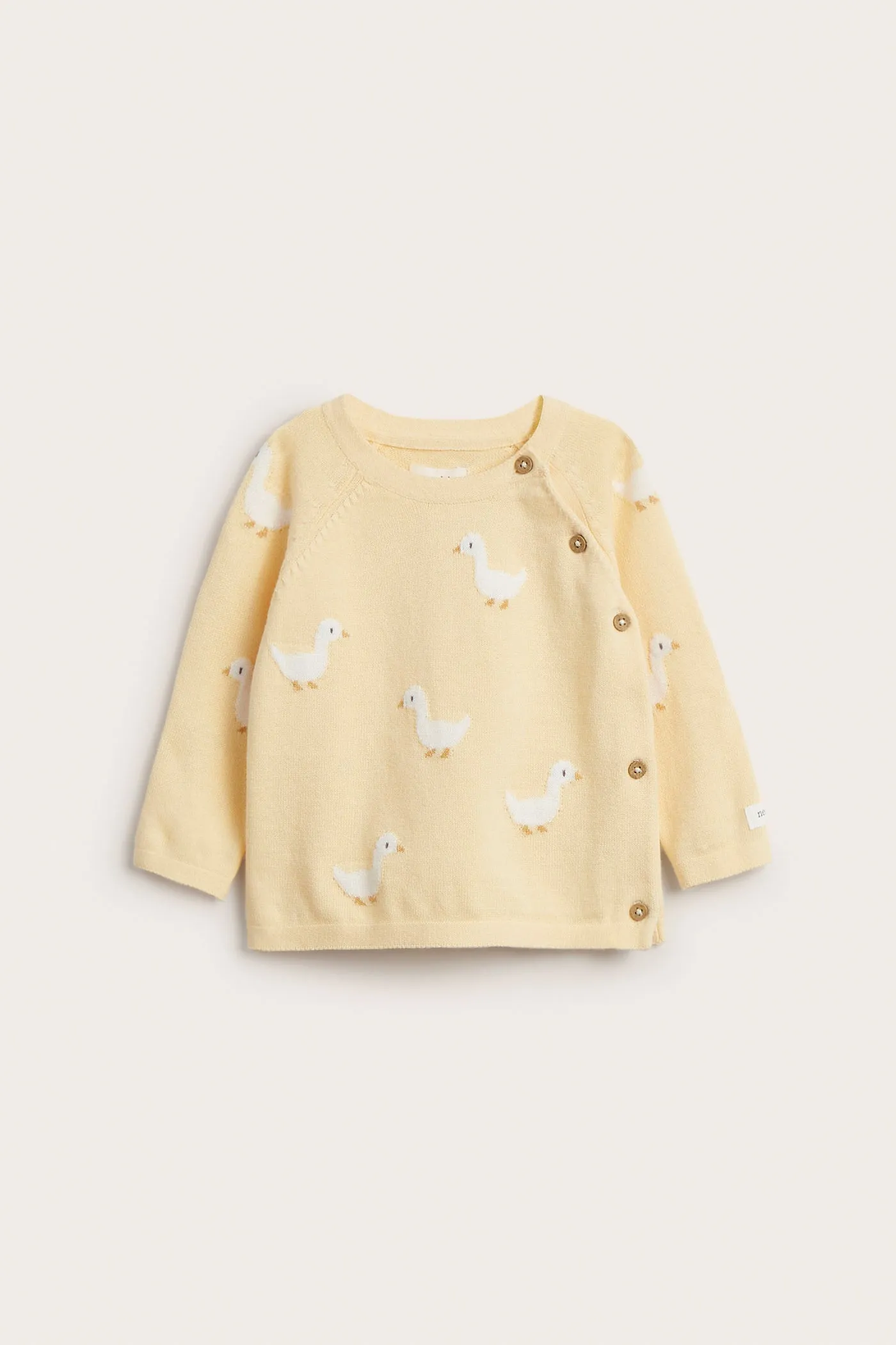 Baby yellow duck cardigan