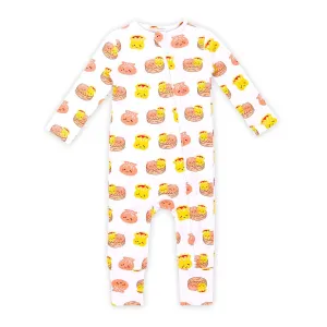 Bamboo Convertible Zip Romper - Dim Sum *VFFP SAMPLES: 3-6M, 12-18M*