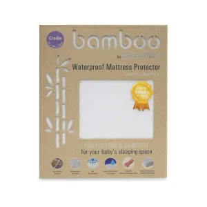 Bamboo White Cradle Waterproof Mattress Protector