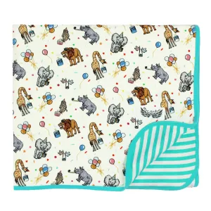 Birthday Party Animals Take The Cake Toddler Blanket