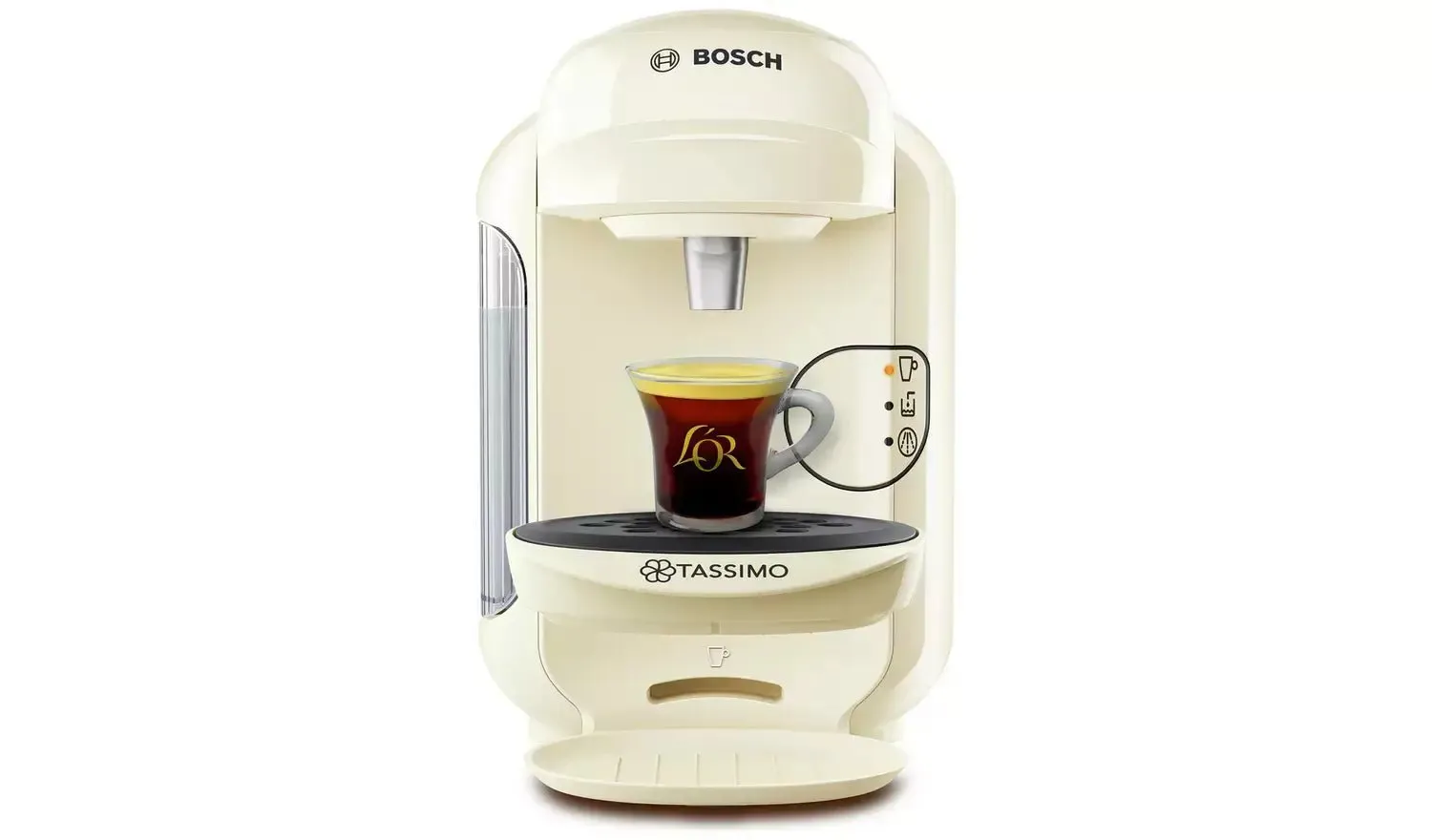 Bosch TAS1407GB Tassimo Vivy 2 Pod Coffee Machine 1300W - Cream