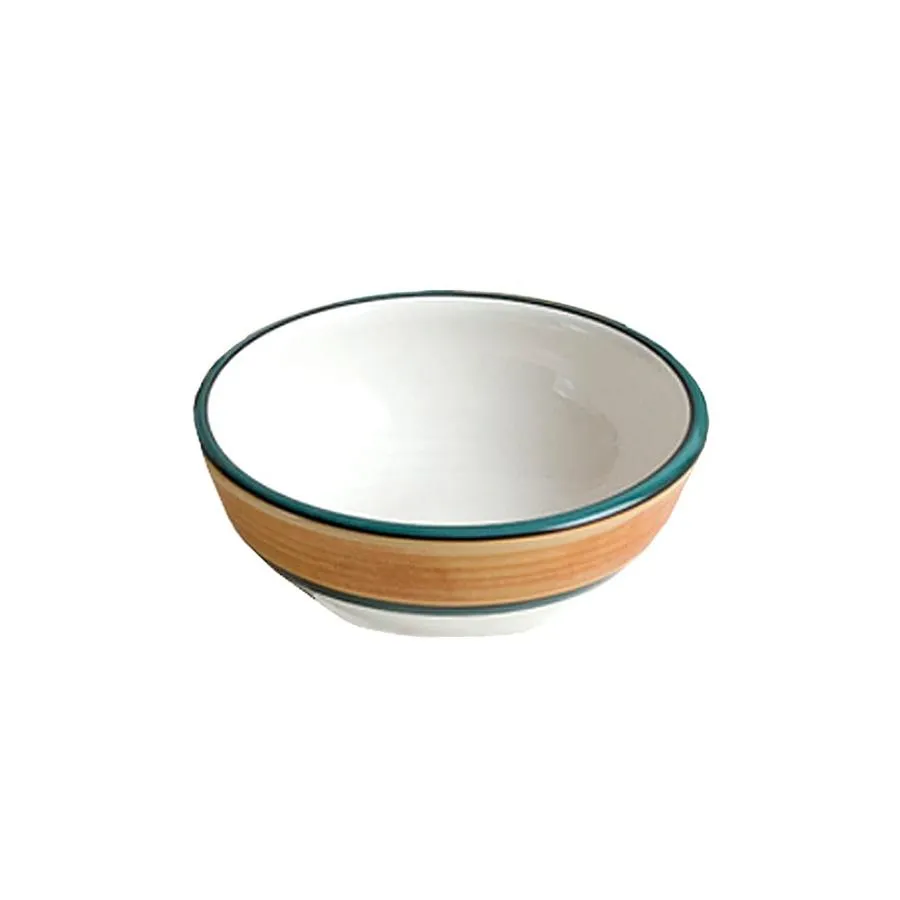 Cereal Bowl Set - Set of 4 - Brown & Green | Terra Patina