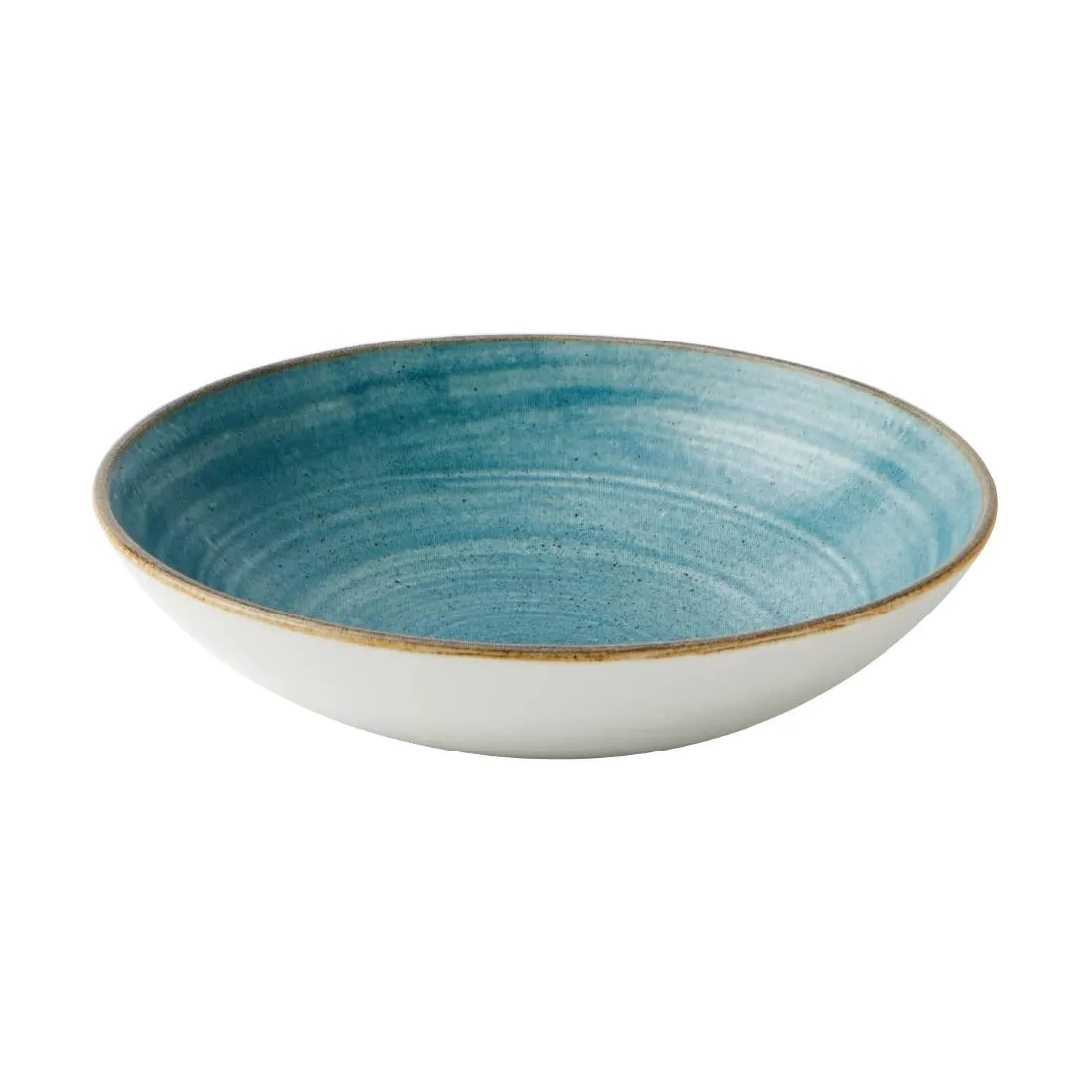 Churchill Stonecast Raw Coupe Bowls Teal 184mm (Pack of 12) - CX660