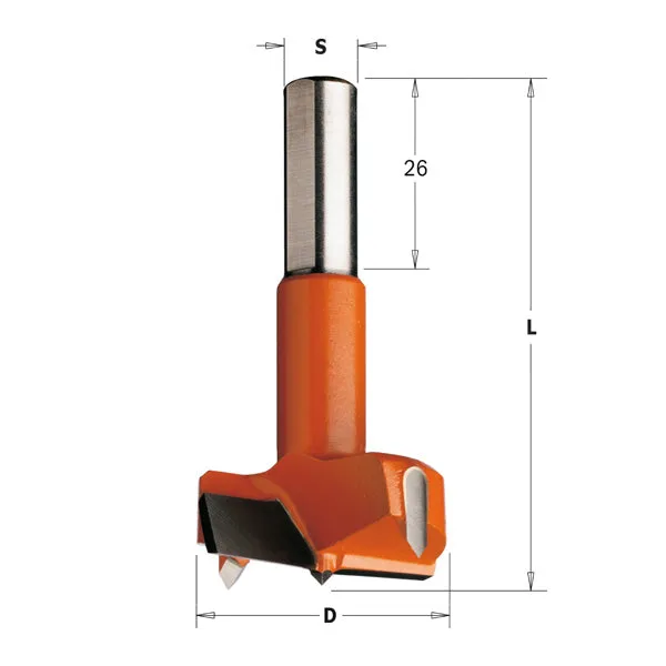 CMT Orange Tools 369.260.12 HINGE BORING BIT 26x70mm  LH