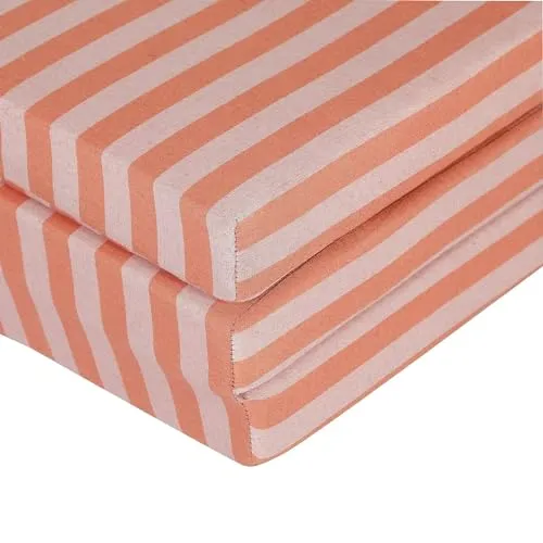 COLOFLY Dual Comfort Reversible | Foldable UHD Foam | Single Bed Mattress | 3 Fold Orange-Strips | (72x35x2)