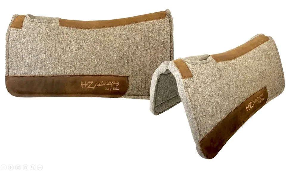 Colorado 100% Pressed Wool Saddle Pad with Stitching 19-213