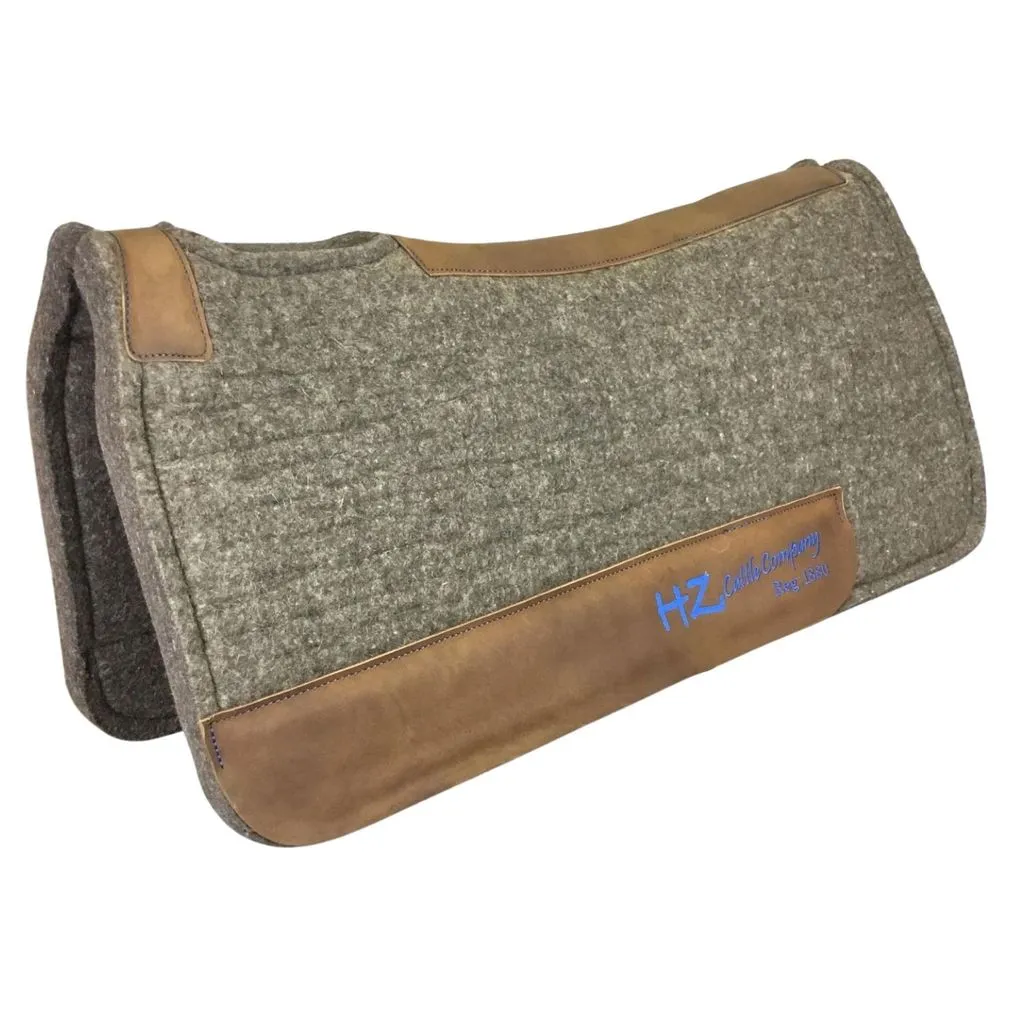 Colorado 100% Pressed Wool Saddle Pad with Stitching 19-213