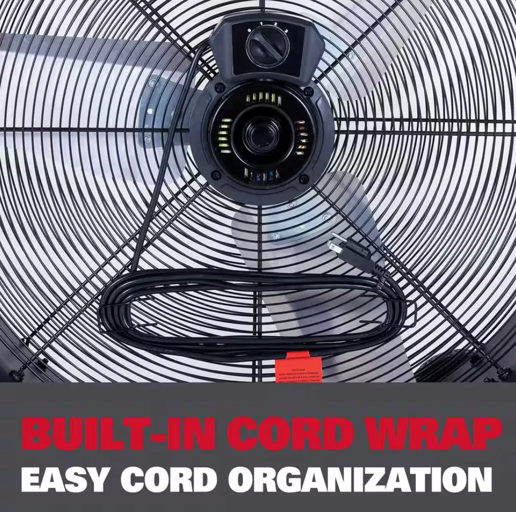 ECOMAX 30 IN. 3 FAN SPEEDS DRUM FAN