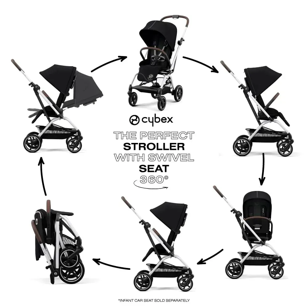 Eezy S Twist  2 V2 Stroller - Moon Black