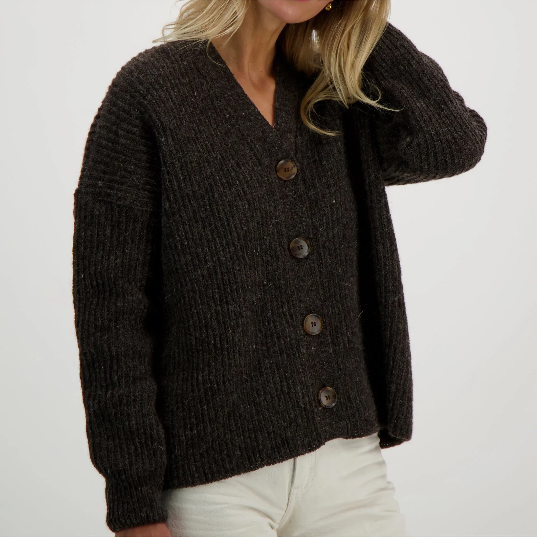 Elisabet Cardigan Brown