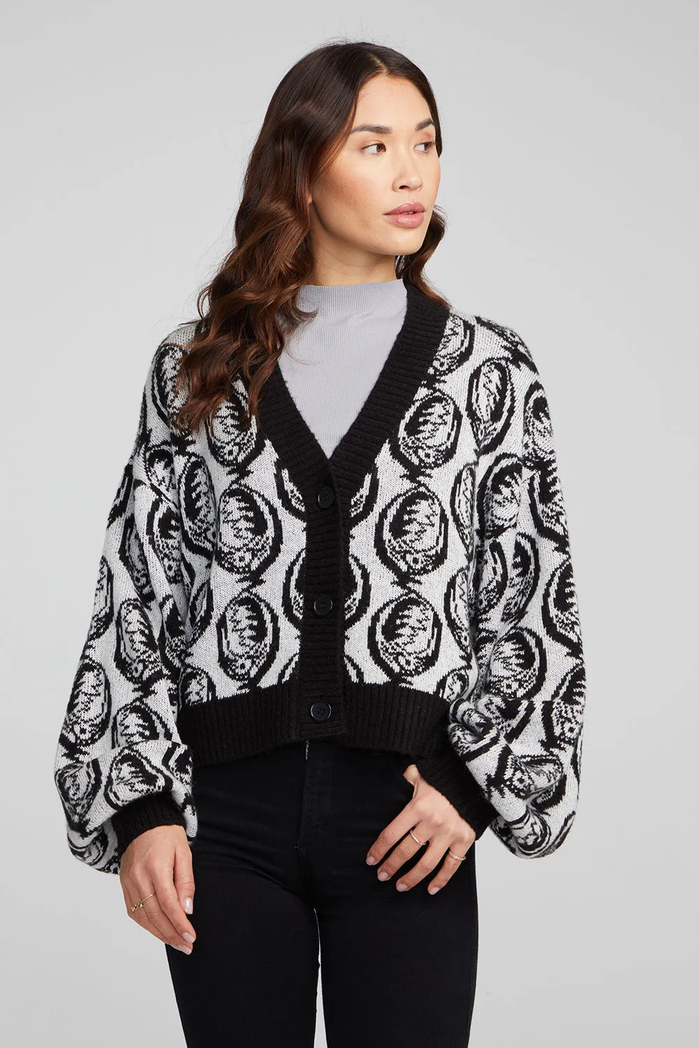 Grateful Dead Steal Your Face Cardigan