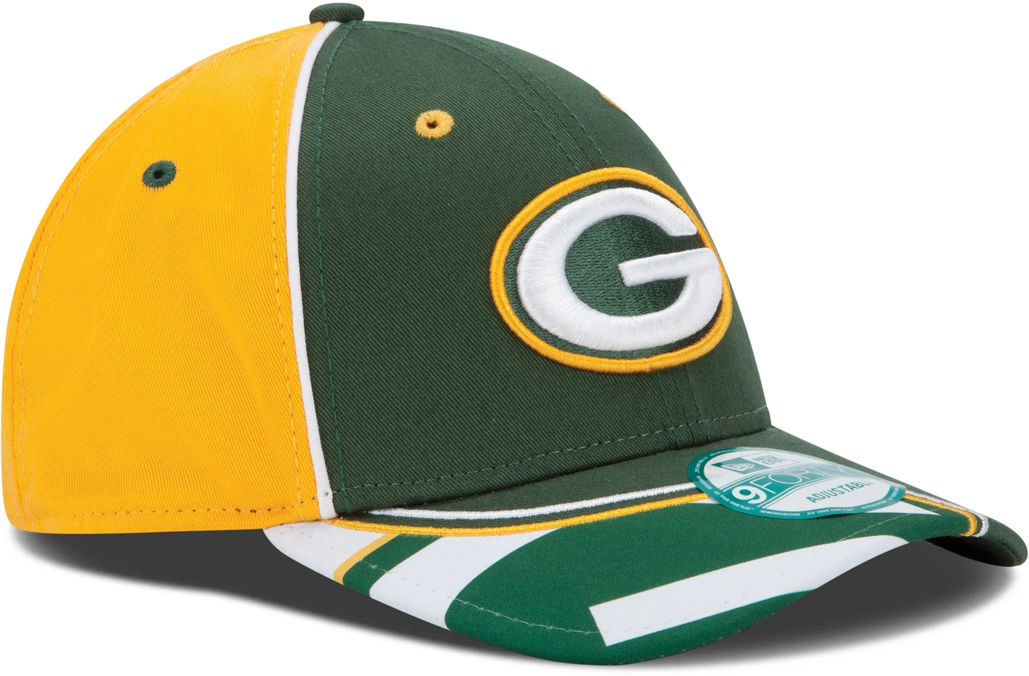 Green Bay Packers Field Goal 9FORTY Adjustable Hat - Green/Gold