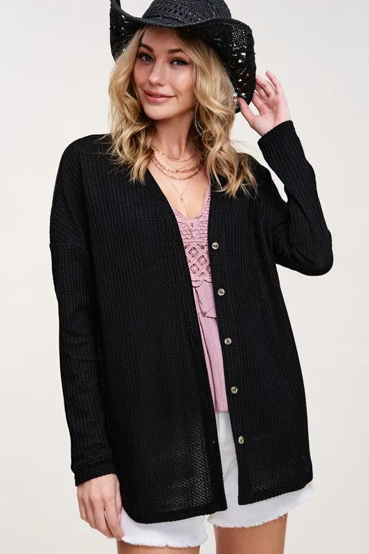 Greta Button Down Cardigan