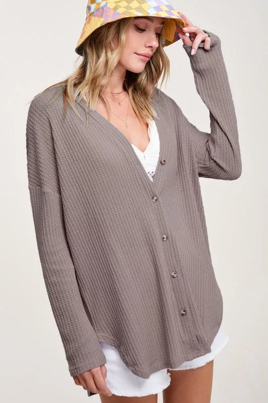 Greta Button Down Cardigan