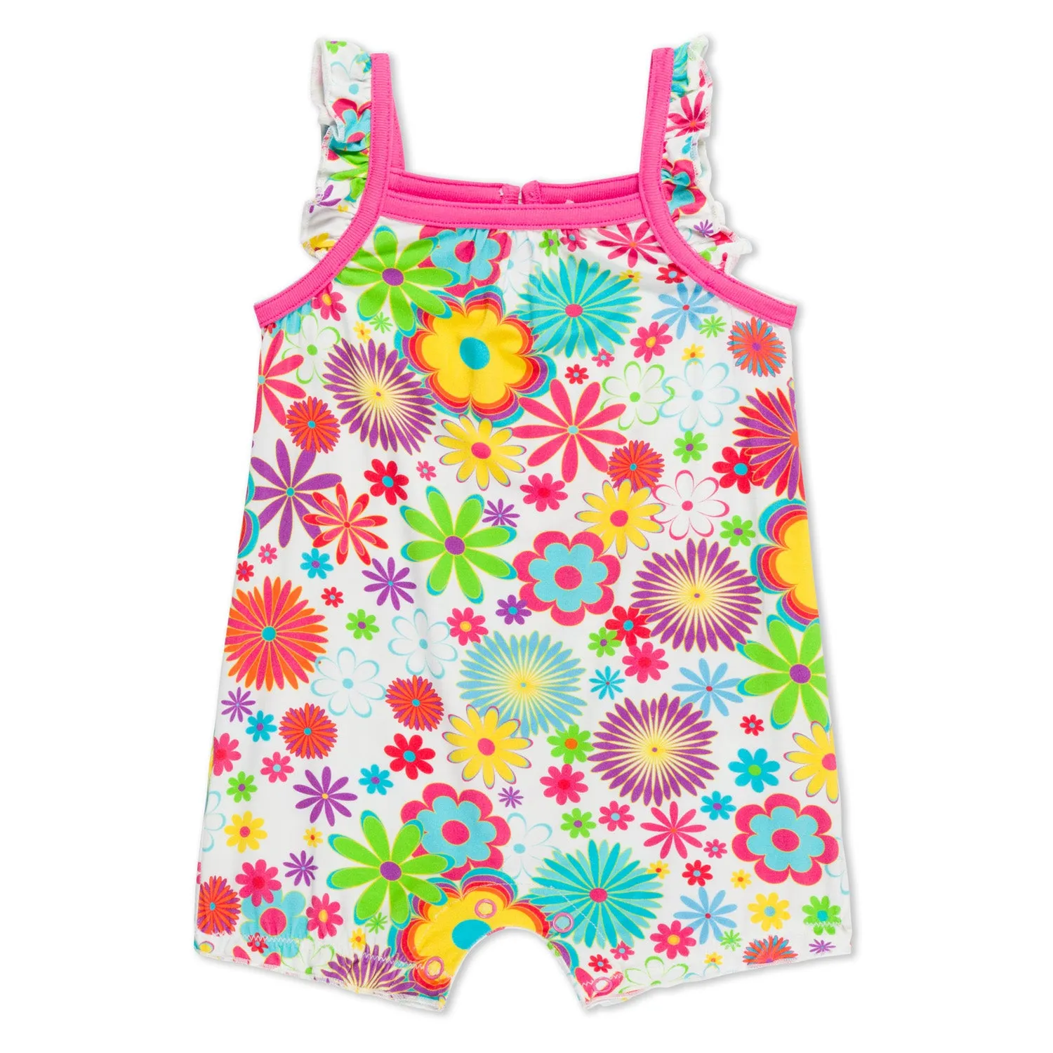 Groovy Bloom Bubble Romper