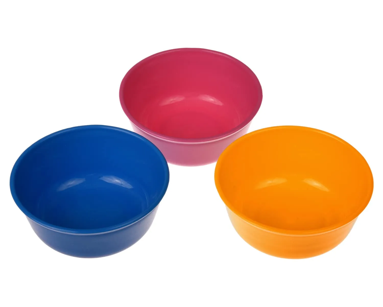 Heart Home Bowls|Plastic Dishwasher Safe Bowl|Multipurpose Serving Bowls|Bowls for Kitchen|Microwave Safe Bowls for Salad|Soup|Pasta|1000 ML|Pack of 6 (Multicolor)