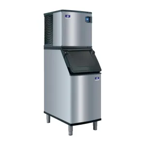 HW740 Manitowoc Ice Indigo NXT iT0320 Series 145kg Half Dice Ice Machine with Storage Bin D420