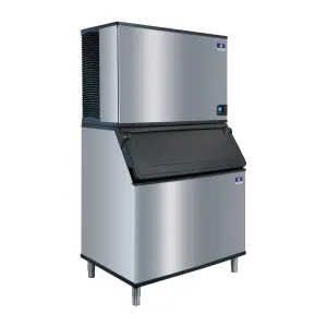 HW752 Manitowoc Ice Indigo NXT iT1500 Series 674kg Half Dice Ice Machine with Storage Bin D970