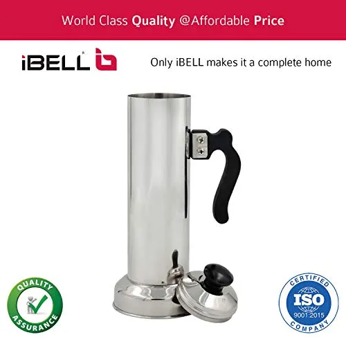 IBELL Stainless Steel Puttu Maker - Silver