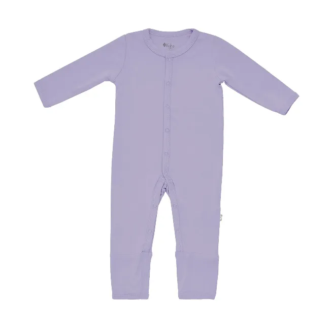 Kyte Baby Snap Romper in Taro