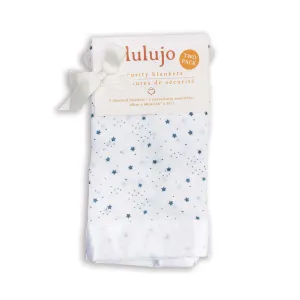 Lulujo Muslin Security Comforter Blanket 2pk