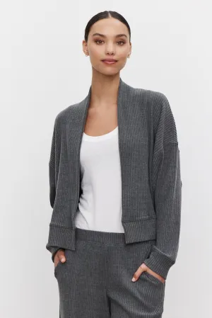 LYNNETTE RIBBED CARDIGAN