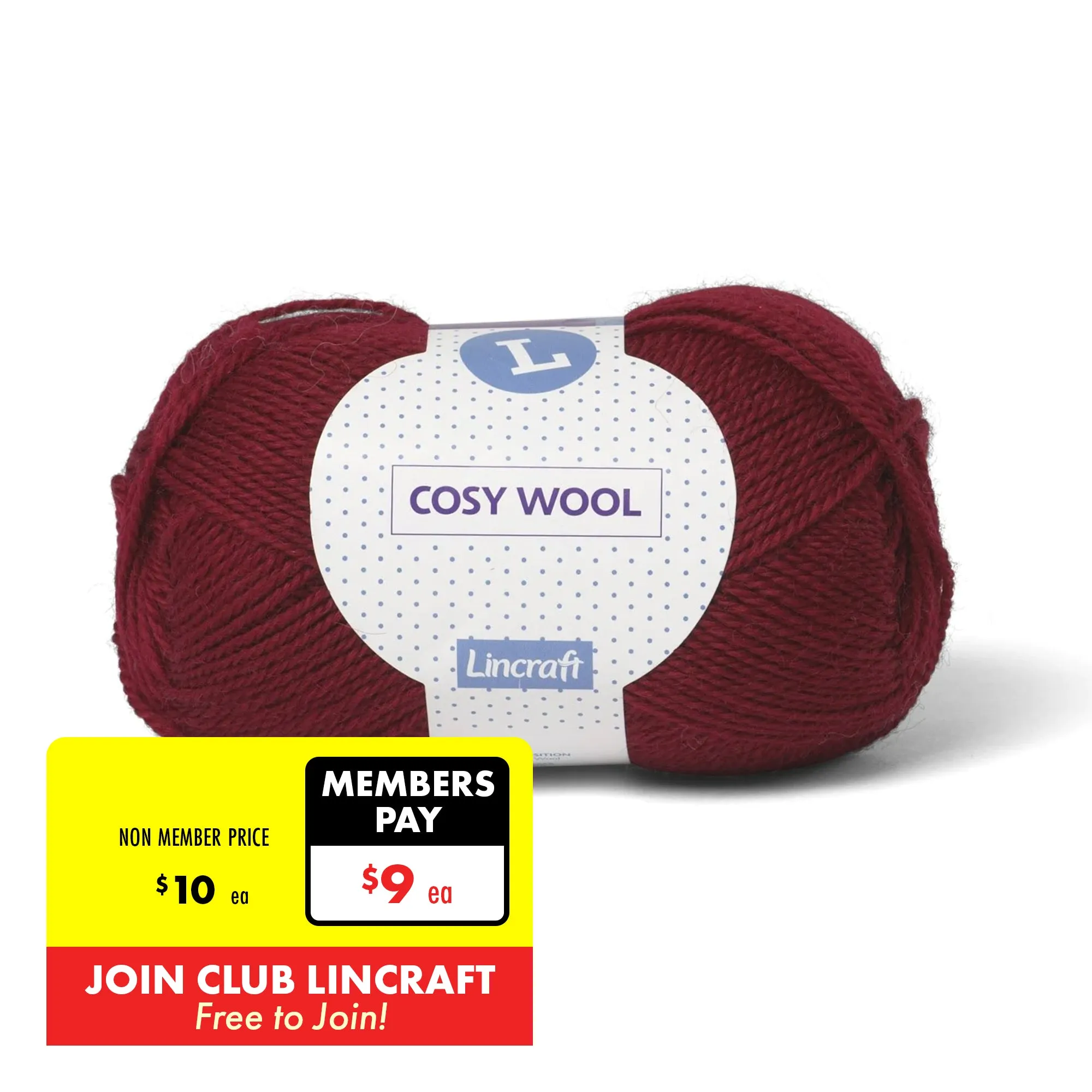 Makr Cosy Wool Crochet & Knitting Yarn 8ply, 100g Wool Yarn