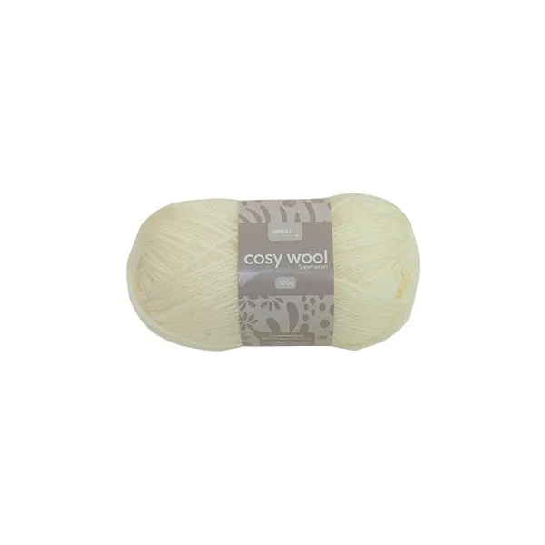 Makr Cosy Wool Crochet & Knitting Yarn 8ply, 100g Wool Yarn