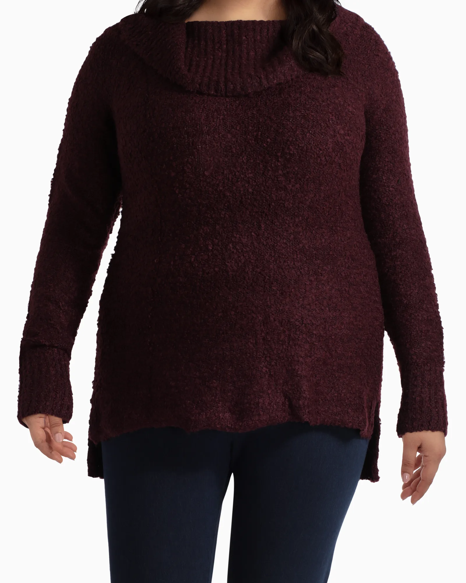 Marilyn Off The Shoulder Sweater | Burgundy