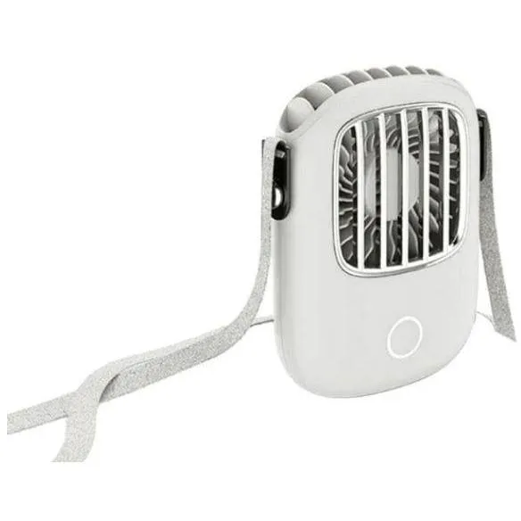 Mini Handheld 3 Gears Adjustable,  Neck Hanging, USB Charging Cooling Fan