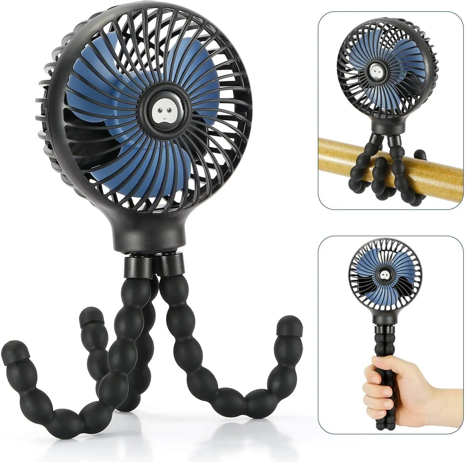 Mini Handheld Personal Portable Fan, Baby Stroller, Car Seat