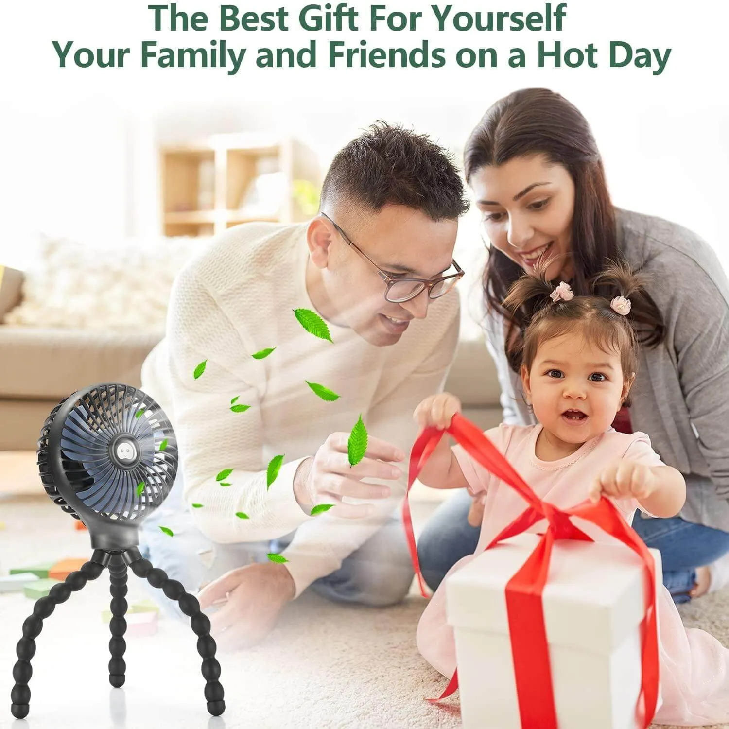 Mini Handheld Personal Portable Fan, Baby Stroller, Car Seat