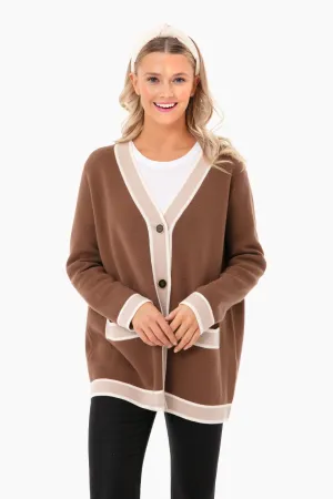 Mocha Lauren Cardigan