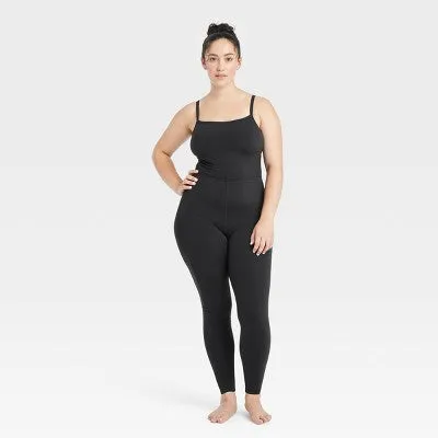 New - Women's Everyday Soft Active Bodysuit - All In Motion Black M