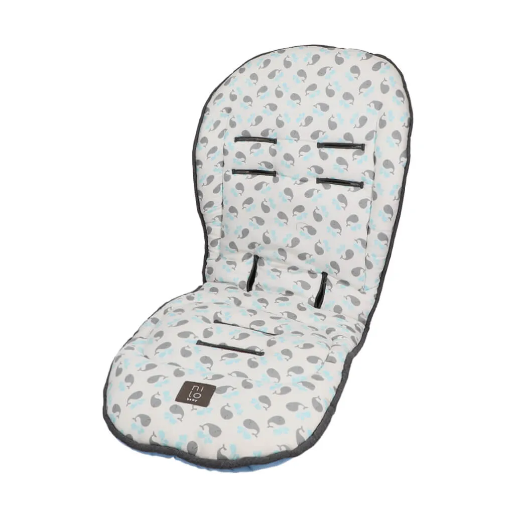 NLO Long Stroller Mat Splash Blue