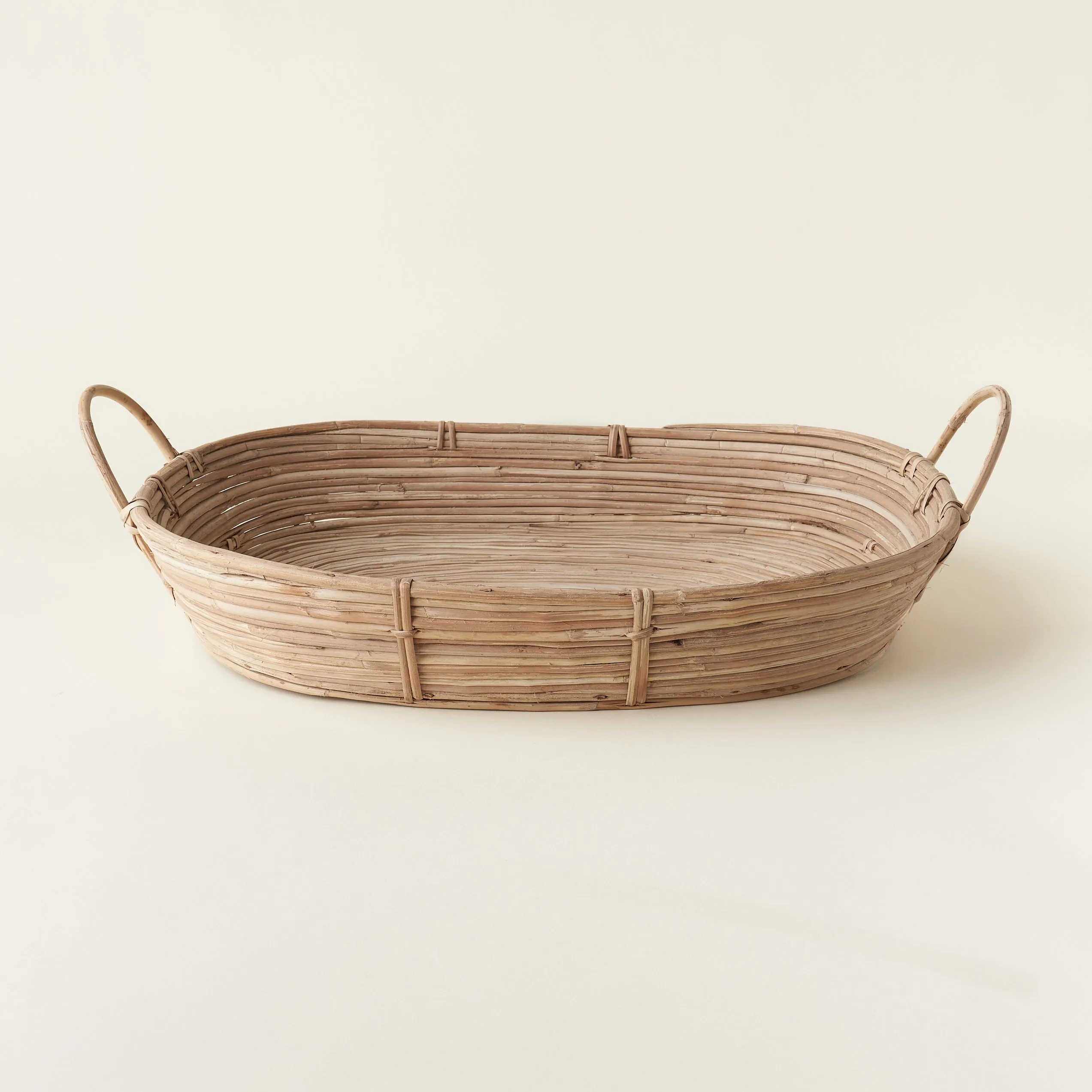 Rattan Tray with Handles