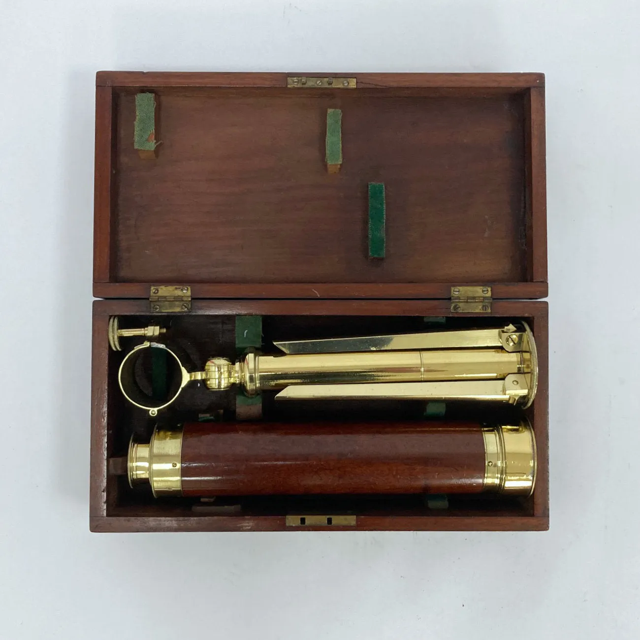 Regency Period Cased Telescope on Stand by Joseph Smith of Royal Exchange London