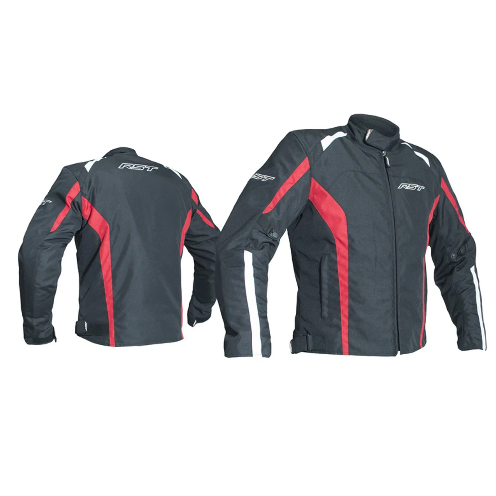 RST Rider CE Textile Jacket - Black/Red