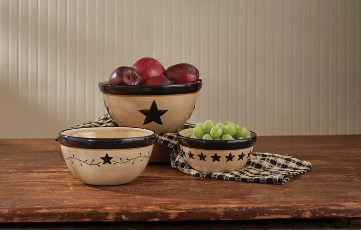 Star Vine Mixing Bowls Set