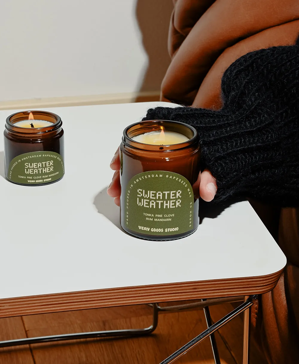 SWEATER WEATHER - Rapeseed Candle Mid Size 170ml 45-50 Hours