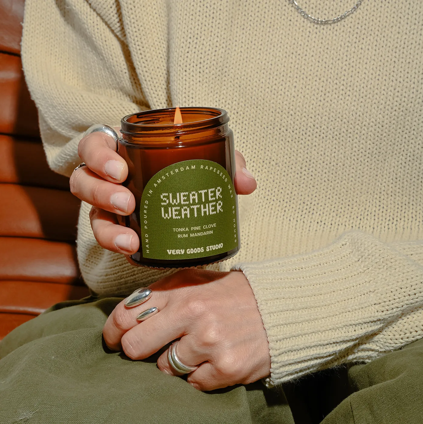 SWEATER WEATHER - Rapeseed Candle Mid Size 170ml 45-50 Hours