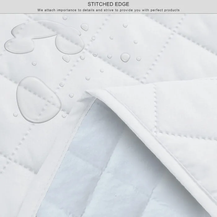 Waterproof Quilted Mattress Protectors With Elastic Strap